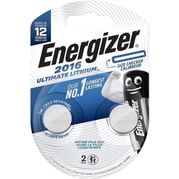 Батарейка Energizer Ultimate Lithium CR2025 мА*ч 2 шт серебристый